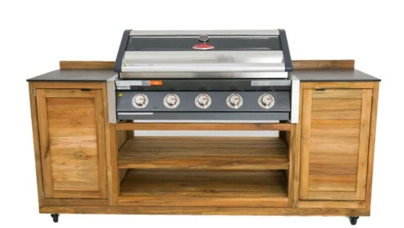 BBQ Cabinet Unit Trolley on Wheels | Bari