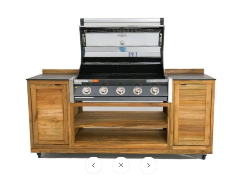 BBQ Cabinet Unit Trolley on Wheels | Bari - Image 10