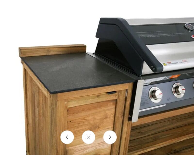 BBQ Cabinet Unit Trolley on Wheels | Bari - Image 7
