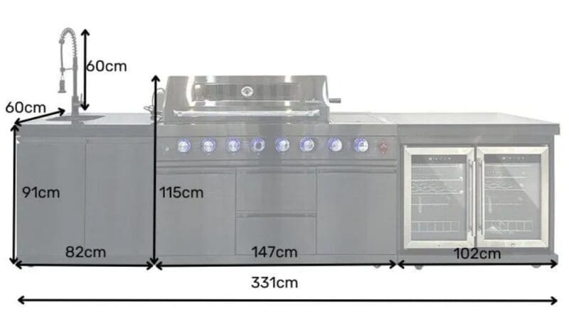Premium Outdoor Kitchen | Oasis Range - Image 19